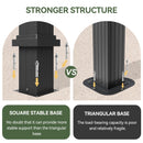 Aoxun 10' X 12' Hardtop Gazebo, Aluminum Outdoor Gazebo with Galvanized Steel Double Roof Canopy, Permanent Metal Pavilion with Privacy Curtain and Netting, for Garden, Backyard, Square Foundation