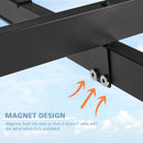 Aoxun 12x16FT Aluminum Pergola, Outdoor Retractable Pergola with Upgraded Canopy Cover, Heavy Duty Metal Pergolas and Gazebos with Adjustable Sun Shade for Modern Patio, Backyard, Deck, Garden