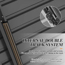 GARTOO 12' x 16' Outdoor Wood Gazebo - Permanent Wooden Hardtop Gazebo Pavilion with Double Curtains, Galvanized Steel Roof Cedar Wood Gazebos for Garden, Lawn, Poolside, Backyard Deck