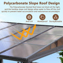 10'x10' Lean to Gazebo, Wall Mounted Gazebo with Aluminum Frame, Curtains and Netting for Patio,Decks, Garden and Lawn