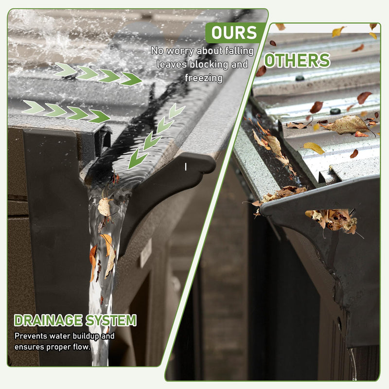 SHPAI 12'x14' Lean to Sunroom, All Weather Wall Mounted Solarium, Hardtop Aluminum Gazebo with Galvanized Steel Roof, 2 Sliding Doors, PVC Screens, Outdoor Permanent Sun Room for Patio, Deck, Backyard