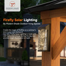 Modern Shade The Horizon Permanent Hardtop Gazebo 12' x 20' w/ 4 LED Lights, Outdoor Gazebo w/Galvanized Steel Double Roof, Patio Pavilion w/Decor Hooks, Mosquito Nettings, Wood-Looking