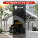 13x20FT Heavy Duty Carport Canopy Portable Garage Shelter, Waterproof & UV Protected for Party Tent, Outdoor Car Storage, Durable Vehicle Protection Shed