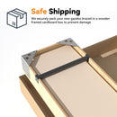 Modern Shade Hardtop Gazebo 12' x 16' with 4 LED Lights, Outdoor Gazebo with Double Roof, Aluminum Frame, Patio Pavilion with USB Charging Port Deck, Mosquito Netting and Curtains, Wood Looking