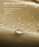 KYBOLT 12x20 Ft Modern Aluminum Pergola, Outdoor Pergola with Adjustable Canopy, Stable 4-Sided Base, Aluminum Gazebos for Backyard, Deck, Lawn - Khaki