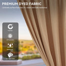 YITAHOME 10x12ft Hardtop Gazebo with Nettings and Curtains, Heavy Duty Double Roof Galvanized Steel Outdoor Combined of Horizontal Vertical Stripes Roof for Patio, Backyard, Deck, Lawn (Bronze)