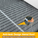 Betterhood 10x15 FT Heavy Duty Metal Carport with Galvanized Steel Roof and Metal Carport Kits, Outdoor Carport Canopy Enhanced Base, Multi-Purpose Extra Large Car Shelter for Car, SUV, Truck and Boat