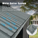 Domi 14'x24' Hardtop Gazebo Canopy,Outdoor Aluminum Gazebo with Galvanized Steel Double Roof, Extra Large Permanent Gazebo Pavilion for Patio Deck Backyard,Curtain and Netting,Grey