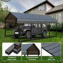 RITERYIFER Metal Carports 10x20 FT Heavy Duty RV Carport Canopy Kits for Garage,Aluminum Car Ports with Steel Shelter Frame Cover for Car or Boats