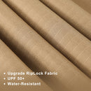 MASTERCANOPY 10' X 12' Outdoor Retractable Pergola with Sun Shade Canopy Patio Metal Garden Pergola,Beige