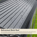 10x15 FT Metal Carport Shed,Heavy Duty Carport with Galvanized Steel Roof & Frame, Permanent All-Weather Shelter for Cars, Motorcycles, ATV, Boats, and Tractors