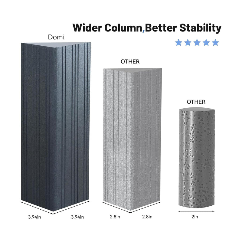 Domi 14x20FT Outdoor Gazebo, Hardtop Gazebo with Galvanized Steel Double Roof, Metal Gazebos with Drainage System Patio Pergola for Patio Deck Backyard,Curtain and Netting,Gray