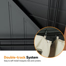 Modern Shade Tranquil Grove Wood Gazebo 10' x 10', Permanent Grill Gazebo with Galvanized Steel Hardtop Roof, Cedar Framed Wooden Pavilion for Garden, Backyard