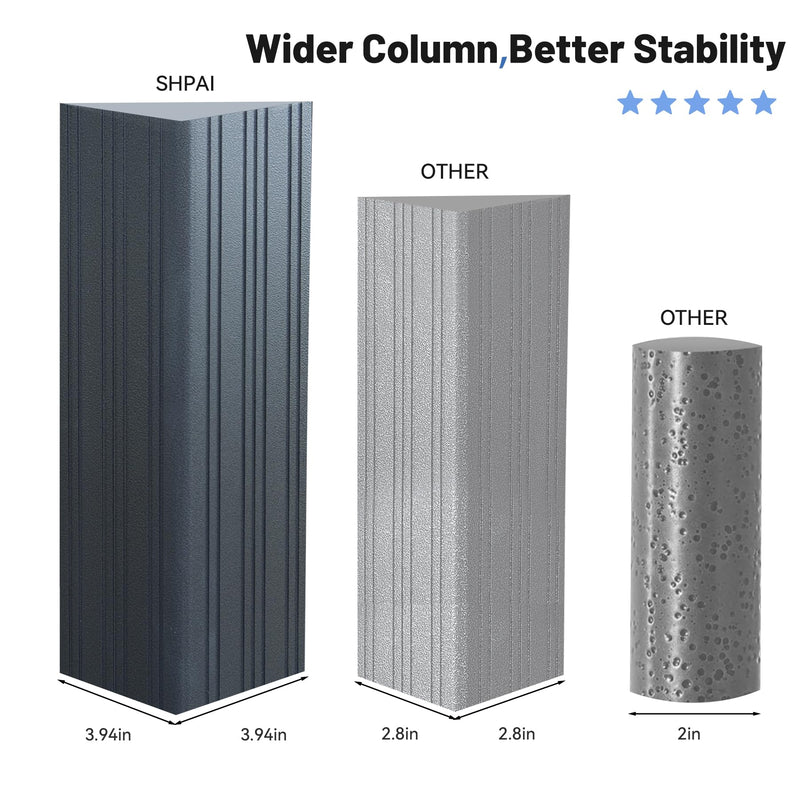 SHPAI 14’ x 24’ Outdoor Hardtop Gazebo with Gutters, Permanent Metal Hard Top Gazebo, Double Roof Galvanized Heavy Duty with Curtains and Netting for Backyard, Patio, Deck, Hot Tub, Grey