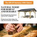 COVERONICS 13’x15’ Outdoor Hardtop Wood Gazebo - Patio Gazebo with Galvanized Steel Roof, Cedar Wooden Carport Gazebos for Garden, Porch, Patio and Deck