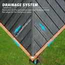 Domi Outdoor Living 14’x20’ Hardtop Gazebo, Wooden Coated Aluminum Frame Canopy with Galvanized Steel Double Roof, Outdoor Permanent Metal Pavilion with Curtains and Netting for Patio, Deck and Lawn