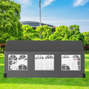 Towallmark Carport, Heavy Duty 12FT X 20FT Carport Canopy, with 4 Load-Bearing Sandbags, Roll Up Mesh Window, Pe Waterproof Canopy, Reinforced Steel Pipes 1.3mm Tube Wall Thickness for Cars, Truck