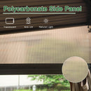 SHPAI 12’ x 20’ Lean to Gazebo, Outdoor Wall Mounted Gazebo Aluminum Frame, Hardtop Pergola with Galvanized Steel Sloping Roof for Patio Deck Garden Backyard, Curtain and Netting Included