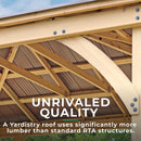 Yardistry 10' x 10' Meridian Gazebo Brown