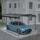 Betterhood 10x15 FT Heavy Duty Metal Carport with Galvanized Steel Roof and Metal Carport Kits, Outdoor Carport Canopy Enhanced Base, Multi-Purpose Extra Large Car Shelter for Car, SUV, Truck and Boat