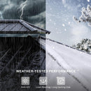 SOLUMIA 10’x12’ Hardtop Gazebo, Galvanized Steel Double Roof Canopy with Aluminum Frame, Outdoor Pavilion with Nettings and Curtains