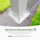 Domi Louvered Pergola 10X10FT, Aluminum Pergola with Adjustable Louvered Roof and Drainage Gutter, Outdoor Pergola Gazebo for Patio, Backyard, Deck, White