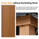 Modern Shade The Horizon Permanent Hardtop Gazebo 12' x 20' w/ 4 LED Lights, Outdoor Gazebo w/Galvanized Steel Double Roof, Patio Pavilion w/Decor Hooks, Mosquito Nettings, Wood-Looking