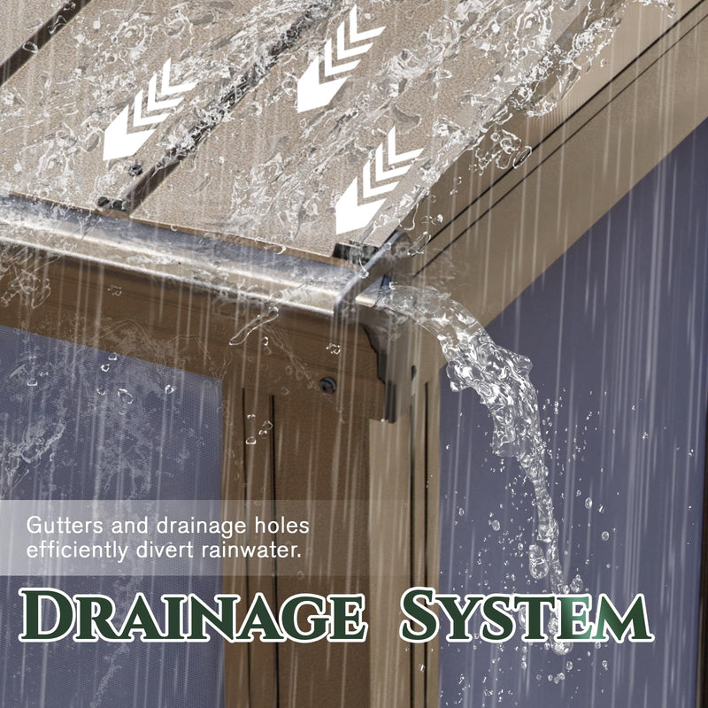 EROMMY 10' x 14' Sunroom, Wall Mounted Gazebo with Galvanized Steel Roof & Aluminum Frame, 3-Sided Sliding Doors, Lean to Gazebo with 6mm Thickened UV-Resistant PC Screen for Patio, Garden, Backyard