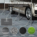 Heavy Duty Metal Carport, Reinforced Frame and Roof for All-Weather, Outdoor Galvanized Car Port with Enhanced Base for Car, Boats (Gray, 12x20 FT)