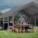 13x20FT Heavy Duty Carport Canopy Portable Garage Shelter, Waterproof & UV Protected for Party Tent, Outdoor Car Storage, Durable Vehicle Protection Shed