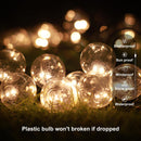 PURPLE LEAF Louvered Pergola 94AS 14' x 20' Outdoor Aluminum Pergola with Two Independently Adjustable Roof with 48 Light Bulbs for Backyard Garden