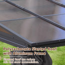 10'x10' Lean to Gazebo, Wall Mounted Gazebo with Aluminum Frame, Curtains and Netting for Patio,Decks, Garden and Lawn