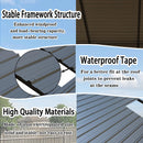 FILLOSLOV Heavy Duty 20x20ft Galvanized Steel Carport Shelter - Extra Large Canopy for Dual Vehicle, RV & Boat Storage｜All Weather Protection｜Simple Assembly