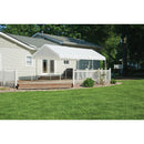 ShelterLogic 10' x 20' MaxAP Canopy Series Compact Outdoor Easy to Assemble Steel Metal Frame Canopy with 50+ UPF Sun Protection and Waterproof Cover, white (23522)