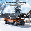 12x20 Ft Carport, Heavy Duty Metal Car Port, All-Weather Protection, Easy Assembly for Cars, Trucks, Boats, Tractors, and Outdoor Storage