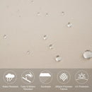 Diensweek 12'x10' Patio Awning Retractable, Fully Assembled Manual Commercial Grade - Quality 100% 280G Ployester Window Door Sunshade Shelter - Deck Canopy Balcony P100 Series (12'x10', Beige)