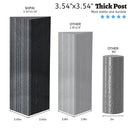 SHPAI 6.5x12FT Hardtop Grill Gazebo, All-Weather Outdoor BBQ Gazebo with 2 Side Shelves and 4 Ceiling Hook, Galvanized Steel Pitched Roof, Outdoor Grill Canopy for Patio, Backyard, Lawn, Deck – Grey