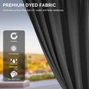 YITAHOME 12x14ft Hardtop Gazebo, Heavy Duty Double Roof Galvanized Steel Outdoor with Nettings and Curtains Combined of Vertical Stripes Roof for Patio, Backyard, Deck, Lawns, Gray