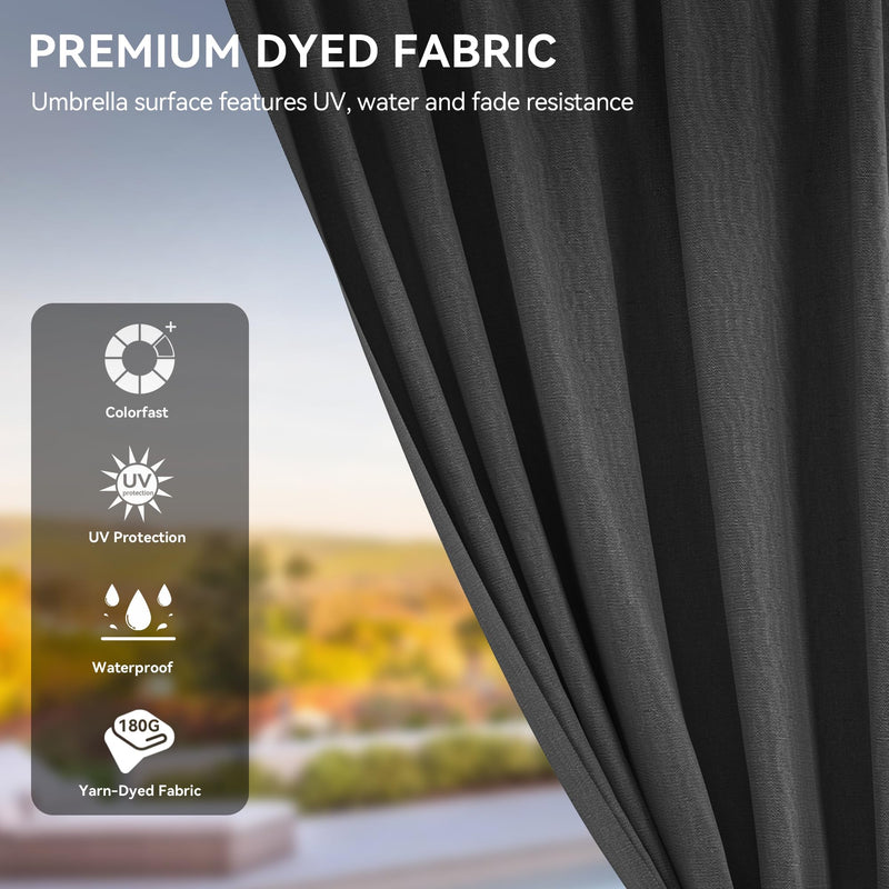 YITAHOME 12x16ft Hardtop Gazebo with Nettings and Curtains, Heavy Duty Double Roof Galvanized Steel Outdoor Combined of Vertical Stripes Roof for Patio, Backyard, Deck, Lawns, Gray