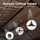 Domi 6x10FT Hardtop Grill Gazebo, Outdoor BBQ Gazebo with Double Galvanized Steel Roof, Patio Grill Canopy with 2 Cabinets and Ceiling Hooks for Backyard, Lawn, Garden, Brown