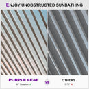 PURPLE LEAF Louvered Pergola 10' × 15', Aluminum Outdoor Hardtop Pergola with Adjustable Retractable Louvre Roof for Deck, Garden Backyard