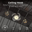 MIXPATIO 14' x 20' Hardtop Gazebo, Galvanized Steel Metal Double Roof Gazebo, Permanent Outdoor Metal Pavilion with Curtain and Netting for Deck, Backyard, Patio, Lawns