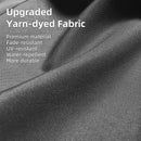 PURPLE LEAF 10' X 10' Outdoor Retractable Pergola with Sun Shade Canopy Patio Metal Shelter for Porch Beach Garden Pavilion Grill Gazebo Modern Yard Grape Trellis Gray Pergola with String Lights