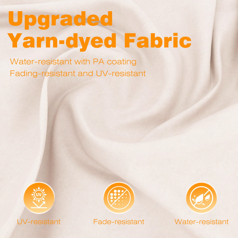 VEIKOU 10x13ft Pergola, Metal Pergola w/Thicker Post & Upgraded Retractable Pergola Canopy, Heavy-Duty Aluminum Pergolas and Gazebos Outdoor Shelter for Porch Yard, Beige