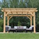 Yardistry 10' x 12' Pergola Brown