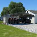 VEIKOU 20'x20' Carport, Heavy Duty Metal Carport with Alloy Steel Roof, Car Port Shelter with Innovative Assembly Structure Metal Car Port Kits for Car, Boat, Truck