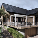 MASTERCANOPY 12’ X 20’ Louvered Pergola Outdoor Aluminum Patio Pergola with Adjustable Roof for Deck Backyard Garden (White)