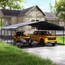 Special Paradise 20x20 Metal Carport Canopy – Heavy-Duty RV Shelter, Perfect as Car Port，Car Tent, Garden Shed & Weatherproof Storage Solution
