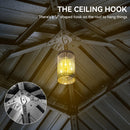 YITAHOME 10X10FT Hard Top Metal Gazebo Patios Double Roof Canopy Aluminum Frame Garden Gzebo Tent Curtains Netting for Patios Backyards Decks Lawns Brown