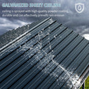 Shintenchi 12x20 FT Metal Carport, Enhanced Base Oversized Garage Carports,Outdoor Galvanized Shelter,Heavy Duty Carport Canopy with Steel Roof and Frame, for Car, Boats and Tractors